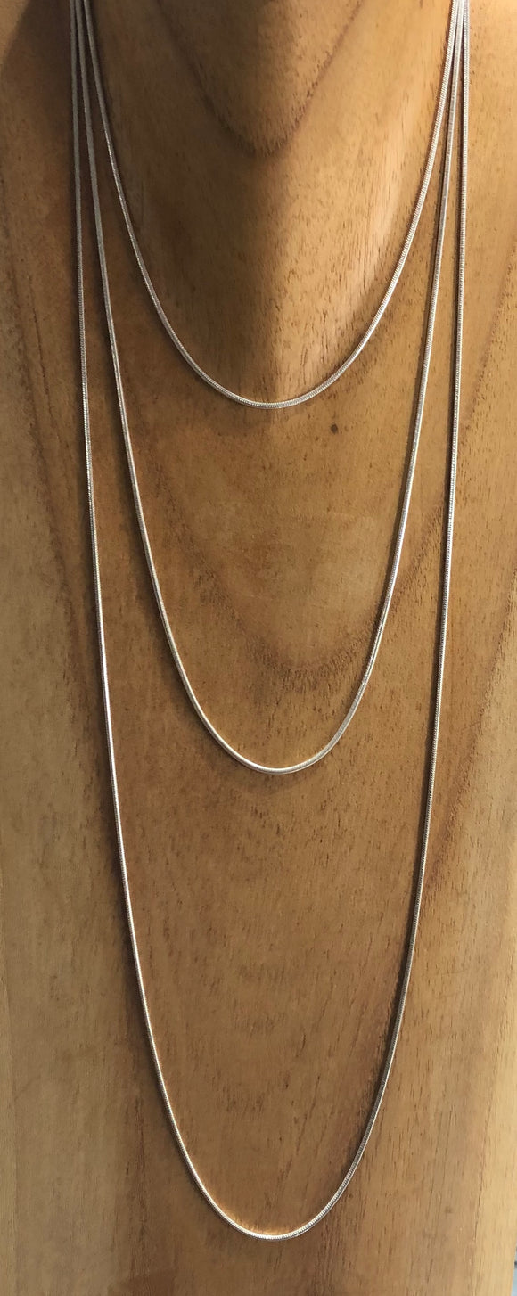 Silver Snake Chain 1.5mm