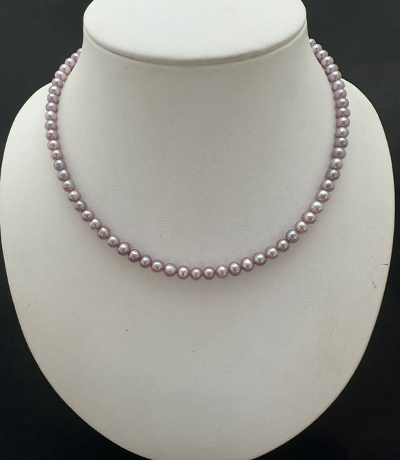 Freshwater Pink Pearl Necklace