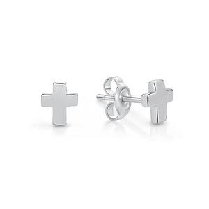 Cross Stud Earrings