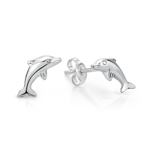 Dolphin Stud Earrings