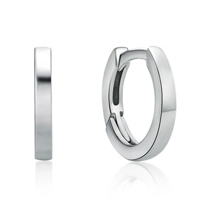 Silver "Huggie" Earrings   E 407/408