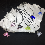 Cats Eye Dolphin Necklaces