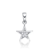 Cubic Zirconia "Star" Pendant