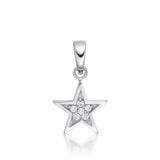 Cubic Zirconia "Star" Pendant