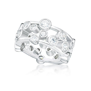 Cubic Zirconia Silver Ring  CJR12