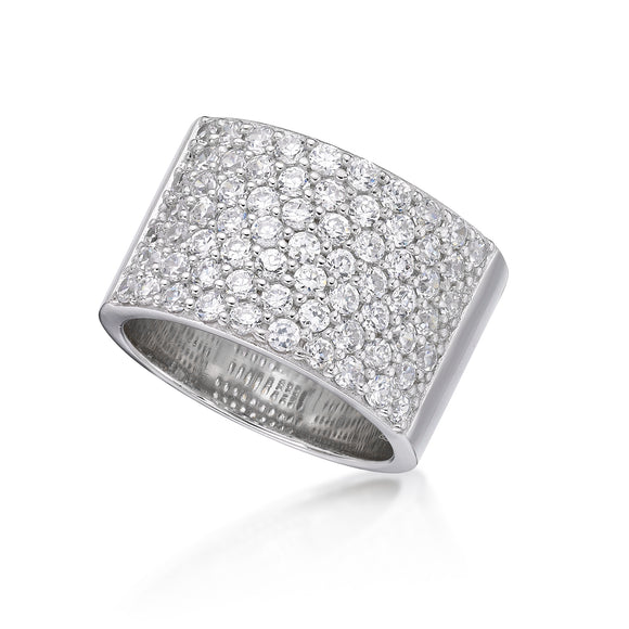 Cubic Zirconia Silver Ring  CJR16