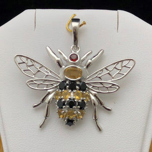 CITP27      Citrine Bee Pendant
