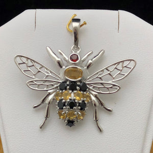 CITP27      Citrine Bee Pendant