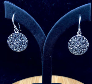 Double sided on sale dangle earrings