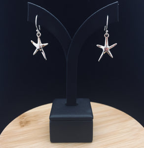 Silver Starfish Earrings  E760