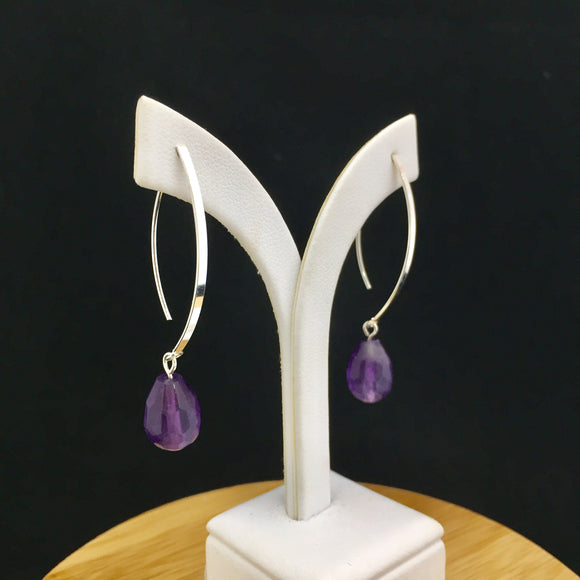 Amethyst Earrings               AE 07