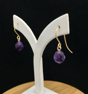 Amethyst Earrings          AE 44