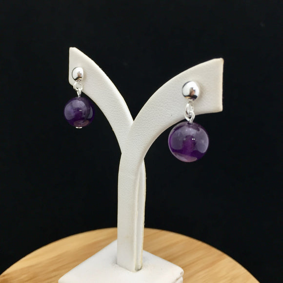 Amethyst Earrings                 AE 01