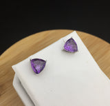 Amethyst Stud Earrings                SE 08