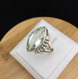 Green Amethyst Ring   GAMR 03