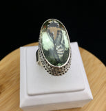 Green Amethyst Ring     OLR 28