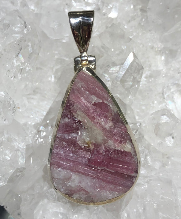 Tourmaline Druzy Pendant                    OLP 31