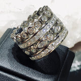 Cubic Zirconia Silver Ring  CJR27