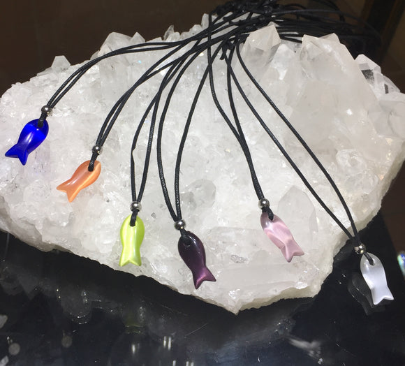 Cats Eye Fish Necklaces