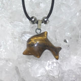 Gemstone Dolphin Necklaces