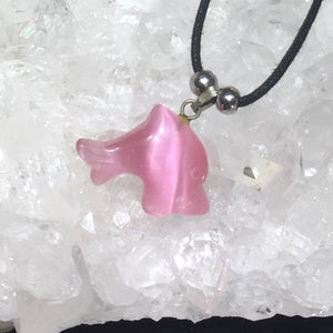 Cats Eye Dolphin Necklaces