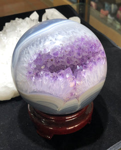 Amethyst Druzy Sphere