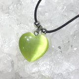 Cat's Eye Heart Necklaces