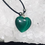 Cat's Eye Heart Necklaces