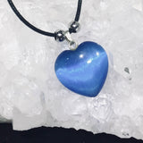 Cat's Eye Heart Necklaces