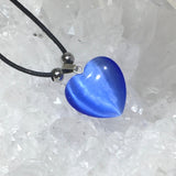 Cat's Eye Heart Necklaces