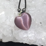 Cat's Eye Heart Necklaces