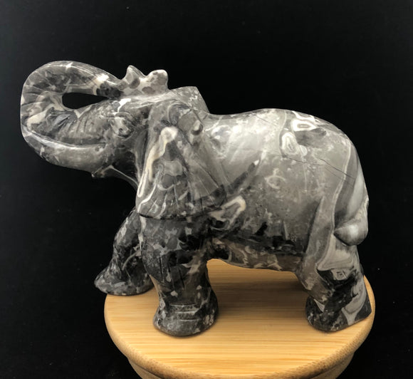 Jasper Elephant Carving