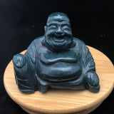 Bloodstone Buddha Carving