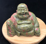 Unakite Buddha Carving