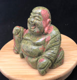 Unakite Buddha Carving