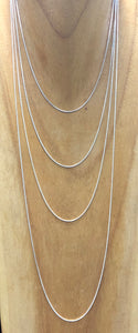 Silver Snake Chain 1.2mm