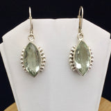 Green Amethyst Earrings    GAME 02