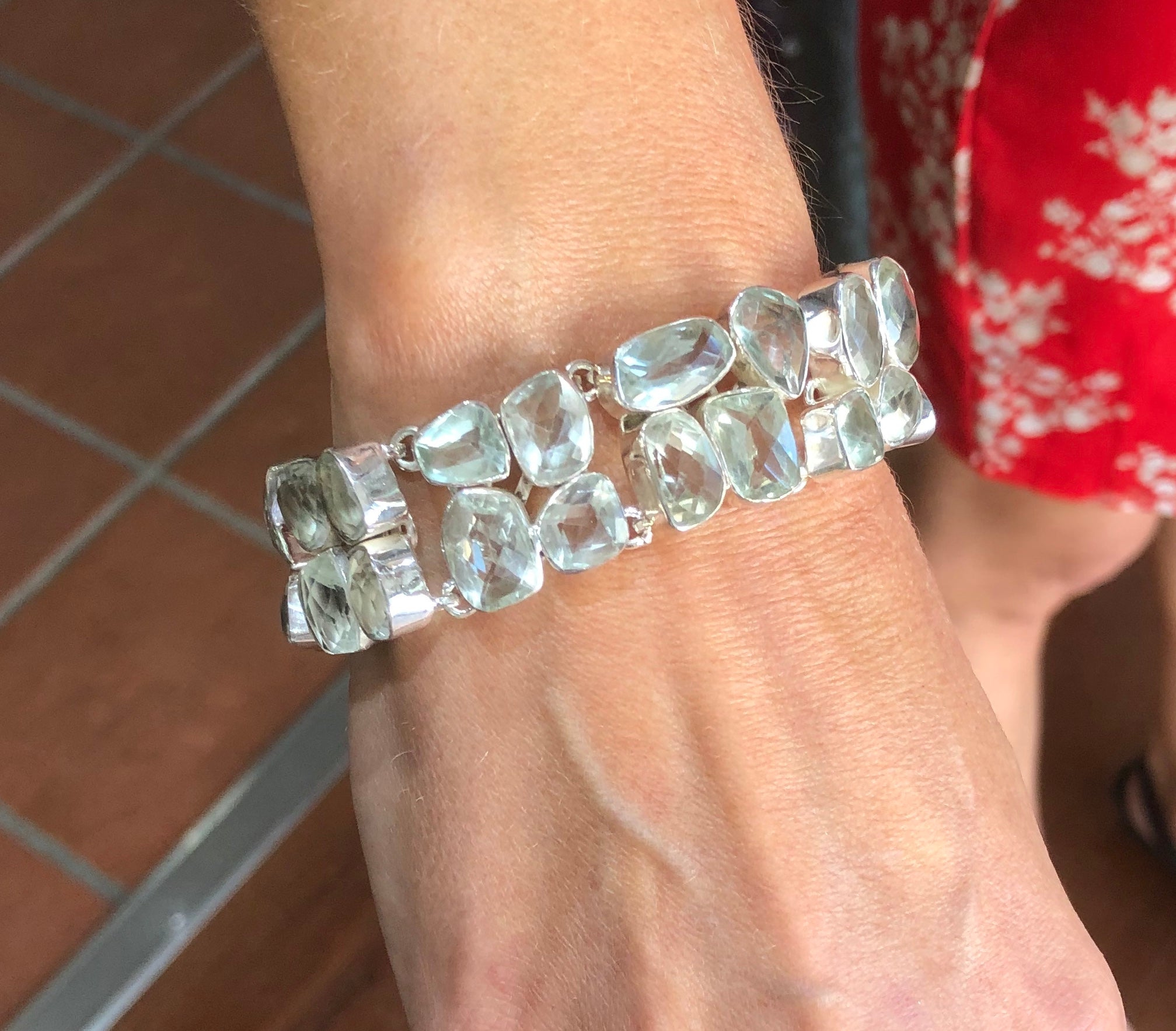 Green amethyst bracelet online