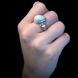 Marahlago "Azure Pear" Ring