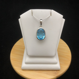 Blue Topaz Pendant   BTP 04