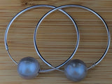 Freshwater Pearl Hoop Earrings