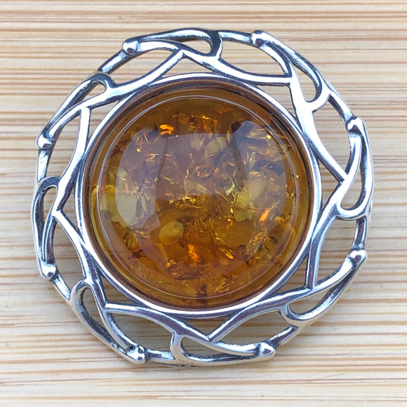 Amber Brooch