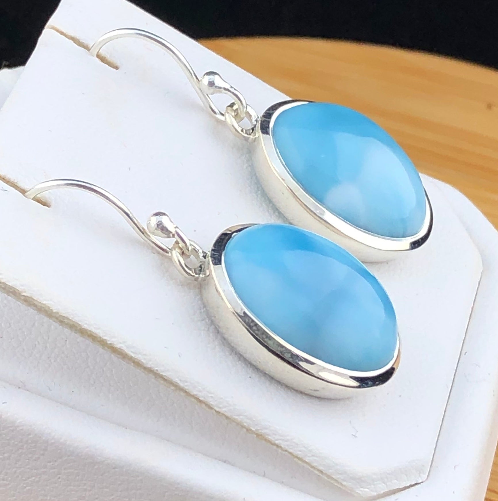 Larimar clearance earrings studs