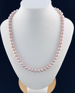 Freshwater Pink Pearl Necklace