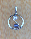 Freshwater Pearl Ying Yang Pendant