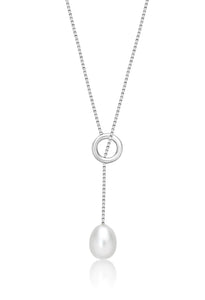 Pearl Lariat Necklace  CJN02