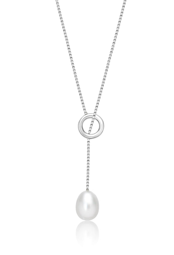 Pearl Lariat Necklace by Wicked Willie s Jewellery Wicked